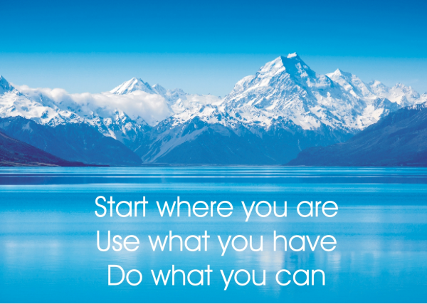 Start Where You Are